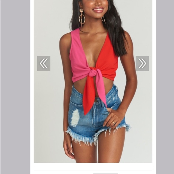 Show Me Your MuMu colorblock Holden top - Picture 4 of 7